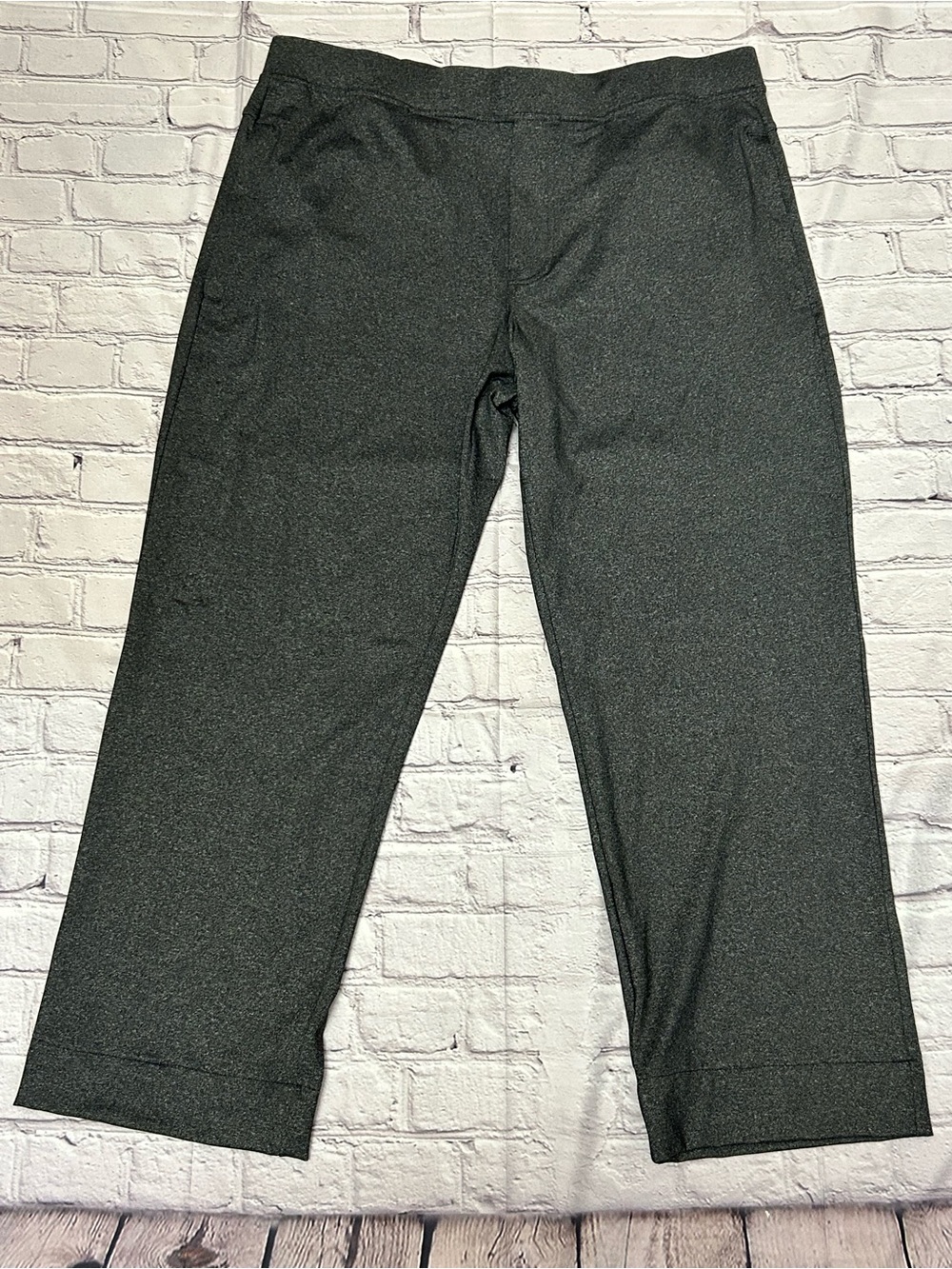 Skechers Men's Charcoal Gray Stretch Dress Pants
